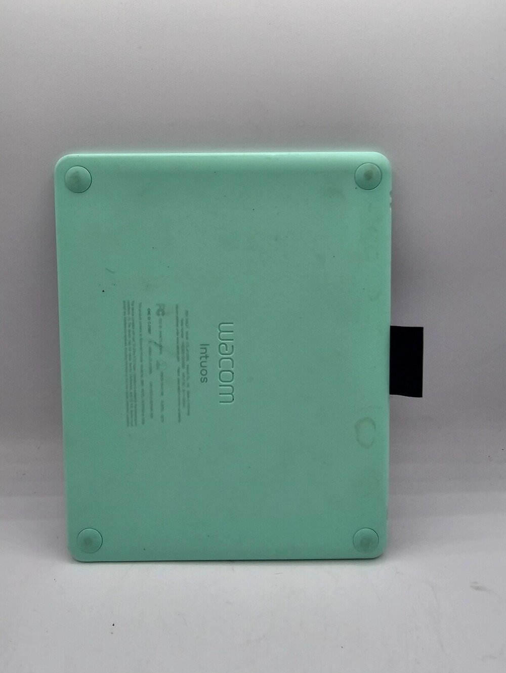 Wacom Intuos Small graphics tablet in a black finish with a pistachio green - Picture 2 of 3